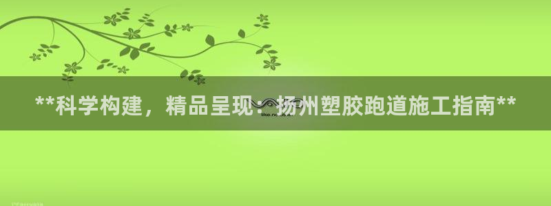 谈球吧真人：**科学构建，精品呈现：扬州塑胶跑道施工指南**