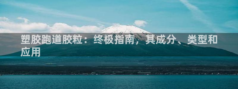 谈球吧体育app下载中心官网手机版：塑胶跑道胶粒：终极指南，其成分、类型和
应用