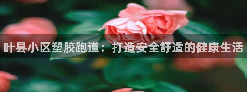 谈球吧靠谱吗：叶县小区塑胶跑道：打造安全舒适的健康生活