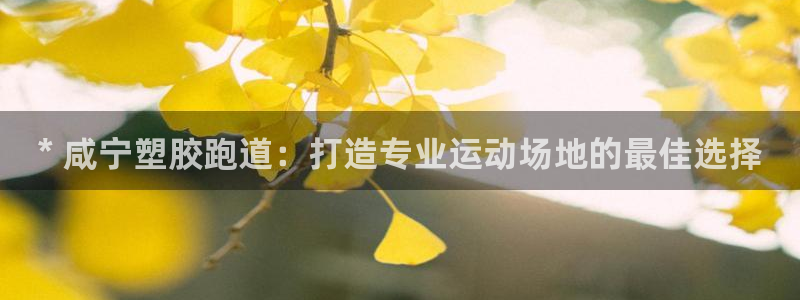 谈球吧靠谱吗：* 咸宁塑胶跑道：打造专业运动场地的最