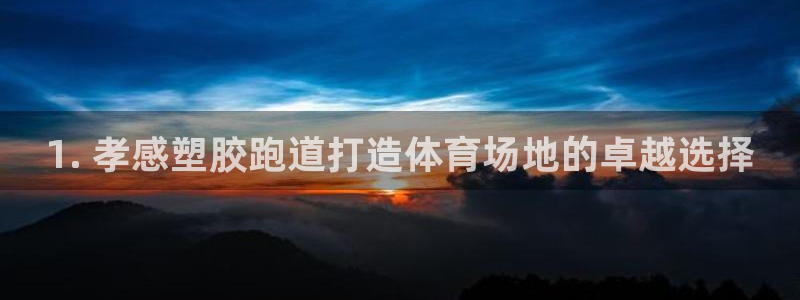 谈球吧官网入口：1. 孝感塑胶跑道打造体育场地的卓越选择