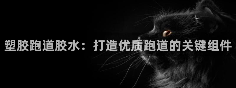 谈球吧平台正规吗可信吗知乎：塑胶跑道胶水：打造优质跑道的关键组件