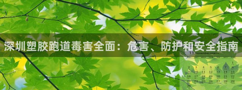 谈球吧体育app下载足球直播软件：深圳塑胶跑道毒害全面：危害、防护和安全指南
