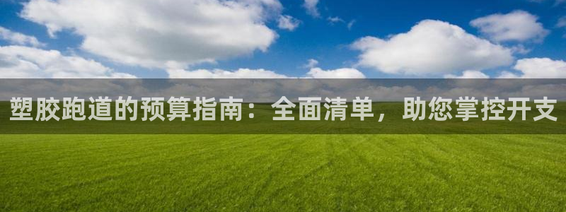 谈球吧体育：塑胶跑道的预算指南：全面清单，助您掌控开支