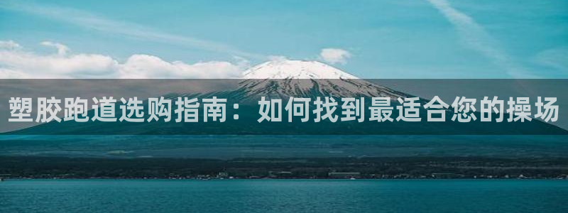 谈球吧官网入口在线观看：塑胶跑道选购指南：如何找到最适合您的