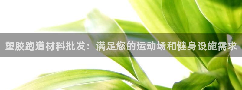 谈球吧app赛事分析在哪里看到：塑胶跑道材料批发：满足您的运