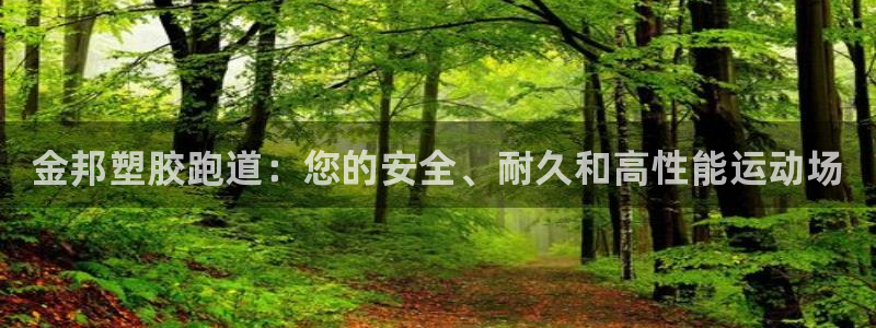 谈球吧体育app下载官网手机版：金邦塑胶跑道：您的安