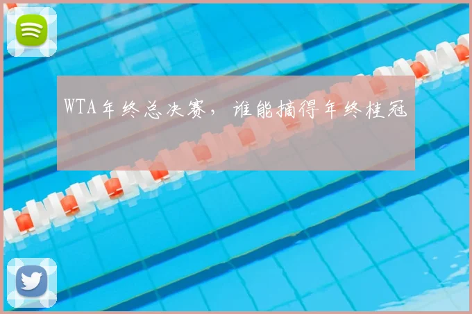 WTA年终总决赛,谁能摘得年终桂冠